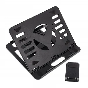 Подставка для ноутбука Вращающаяся, регулируемая по высоте, эргономичная, портативная, складная, для офиса, библиотеки - 1 комплект - Фото 1