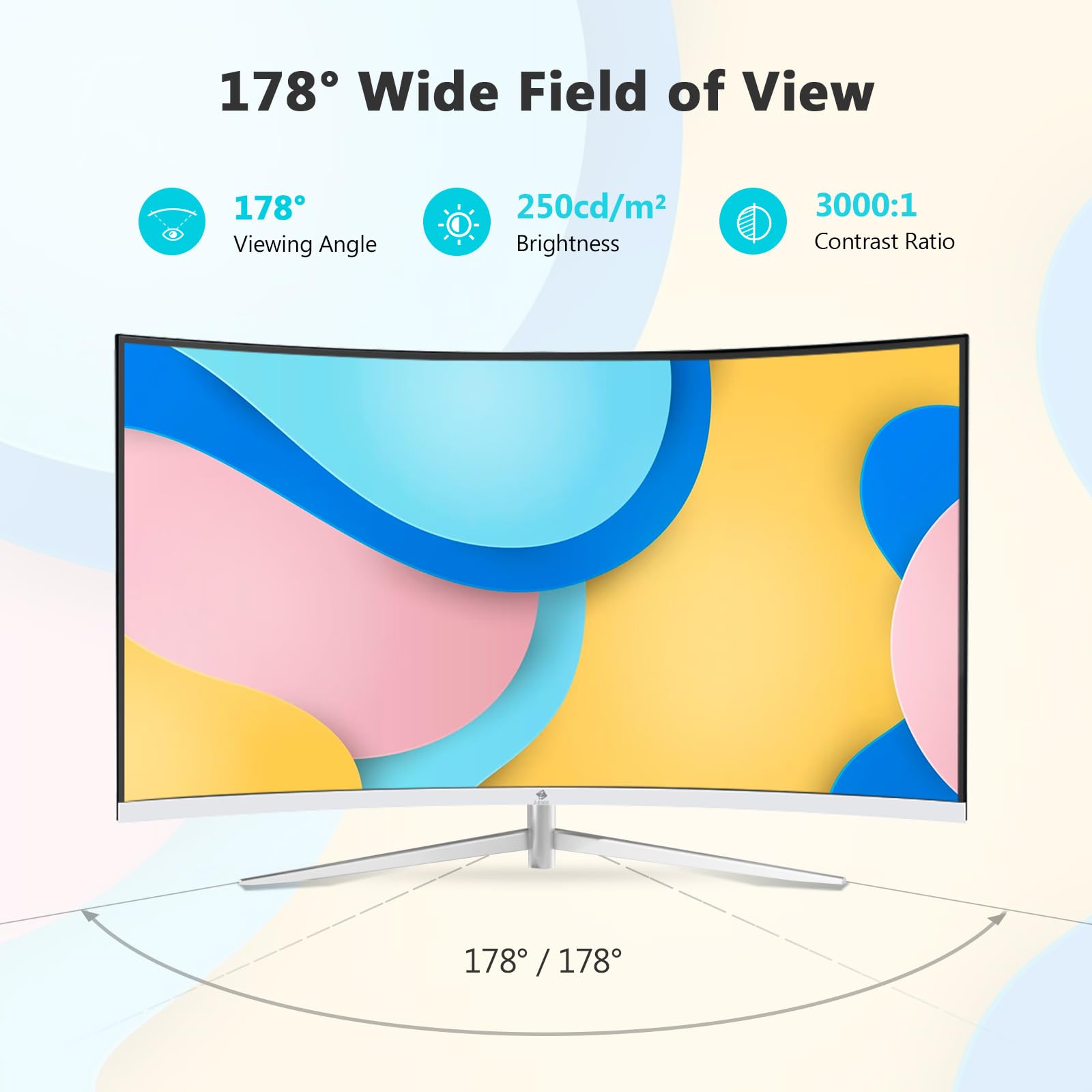 Монітор 27" Z-Edge U27C Full HD VA 75 Гц, фото №5