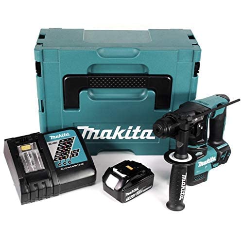 Перфоратор Makita DHR 171 RT1J Бесщеточный Аккумуляторный SDS Plus + 1x Аккумулятор 5.0Ah + Зарядное устройство + Makpac, фото №2