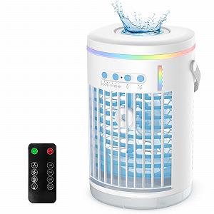 Мобільний кондиціонер Mini Air Cooler 1400 мл Портативний з пультом дистанційного керування 3 швидкості - Фото 1