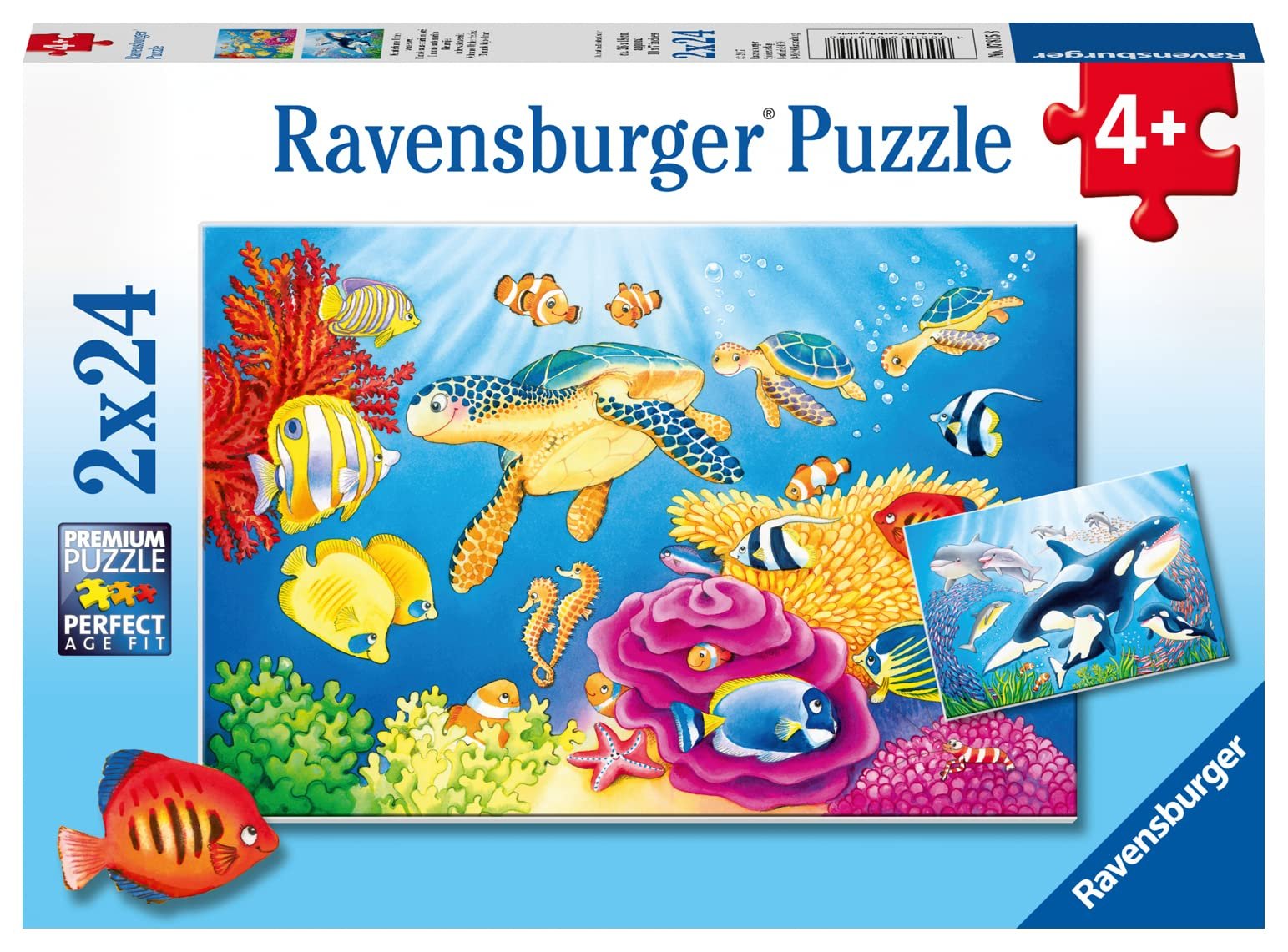 Пазл Ravensburger 07815 Разноцветный подводный мир, фото №1