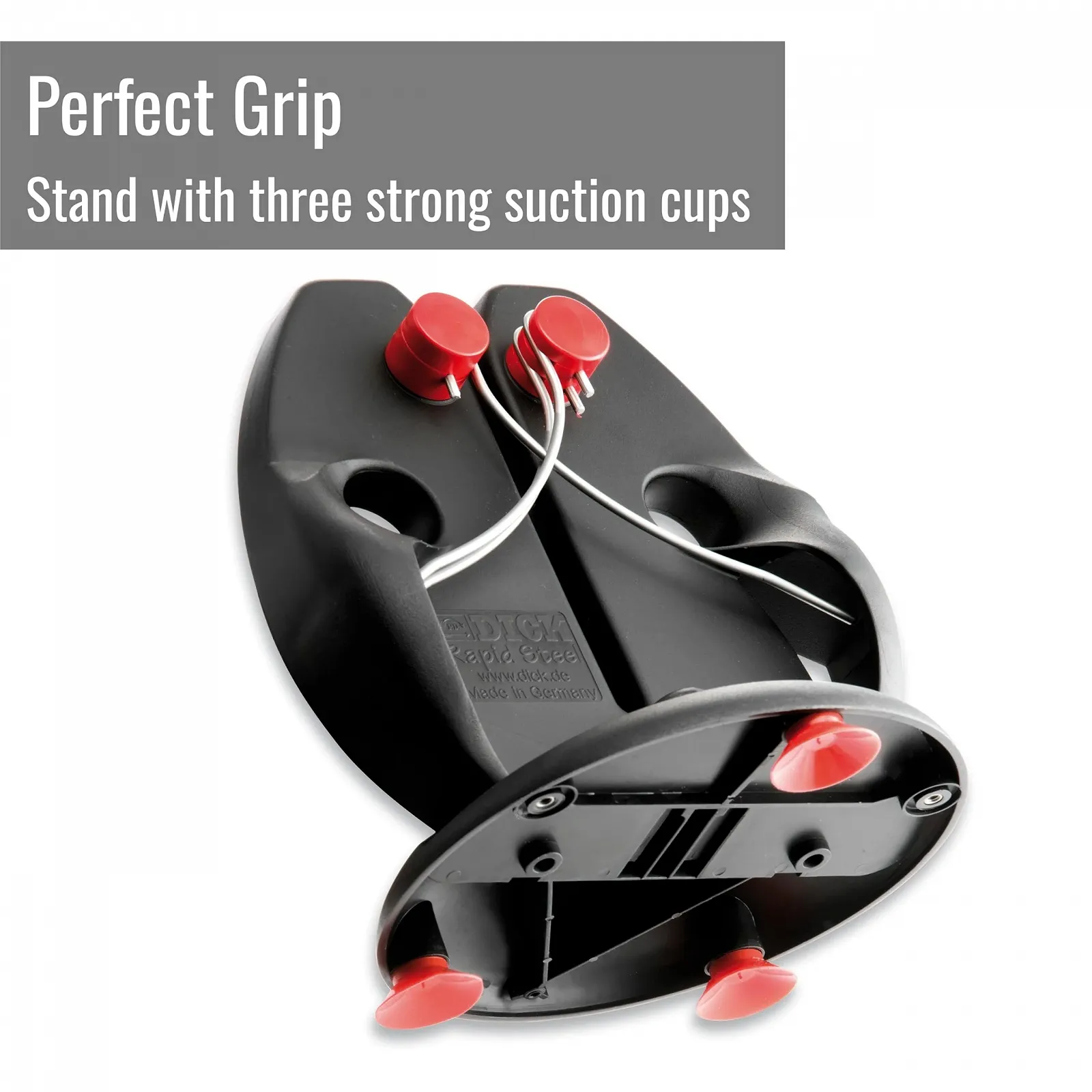 Точилка для ножей F. DICK Rapid Steel Action 9009200 со стержнями и присоской, фото №4