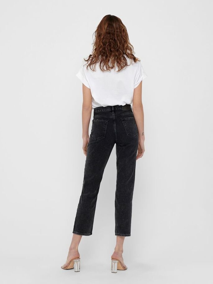 Джинсы ONLY LIFE HI RISE STRA ANK DNM JEANS 15209444 Чёрный S, фото №5