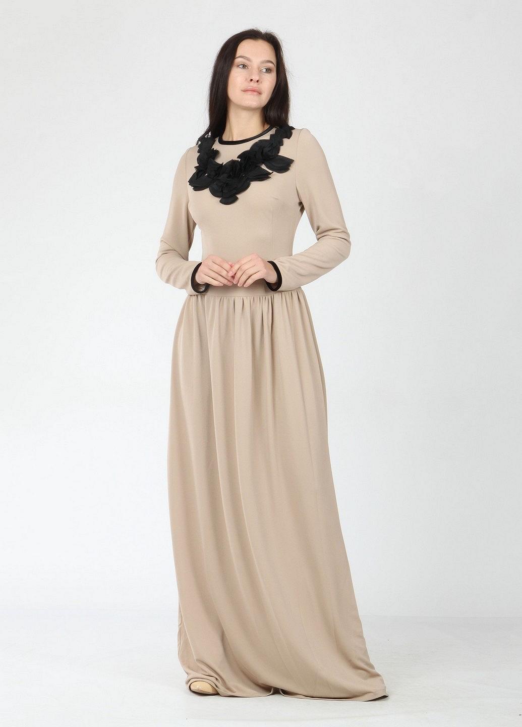 Платье MOZAH S Бежевый (ND-20046-1-Beige), фото №2