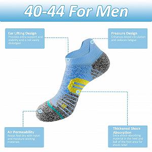 Компрессионные носки Мужские и Женские Черный, Белый, Синий, Красный, 38, 4 пары synthetic.ua - Фото 1