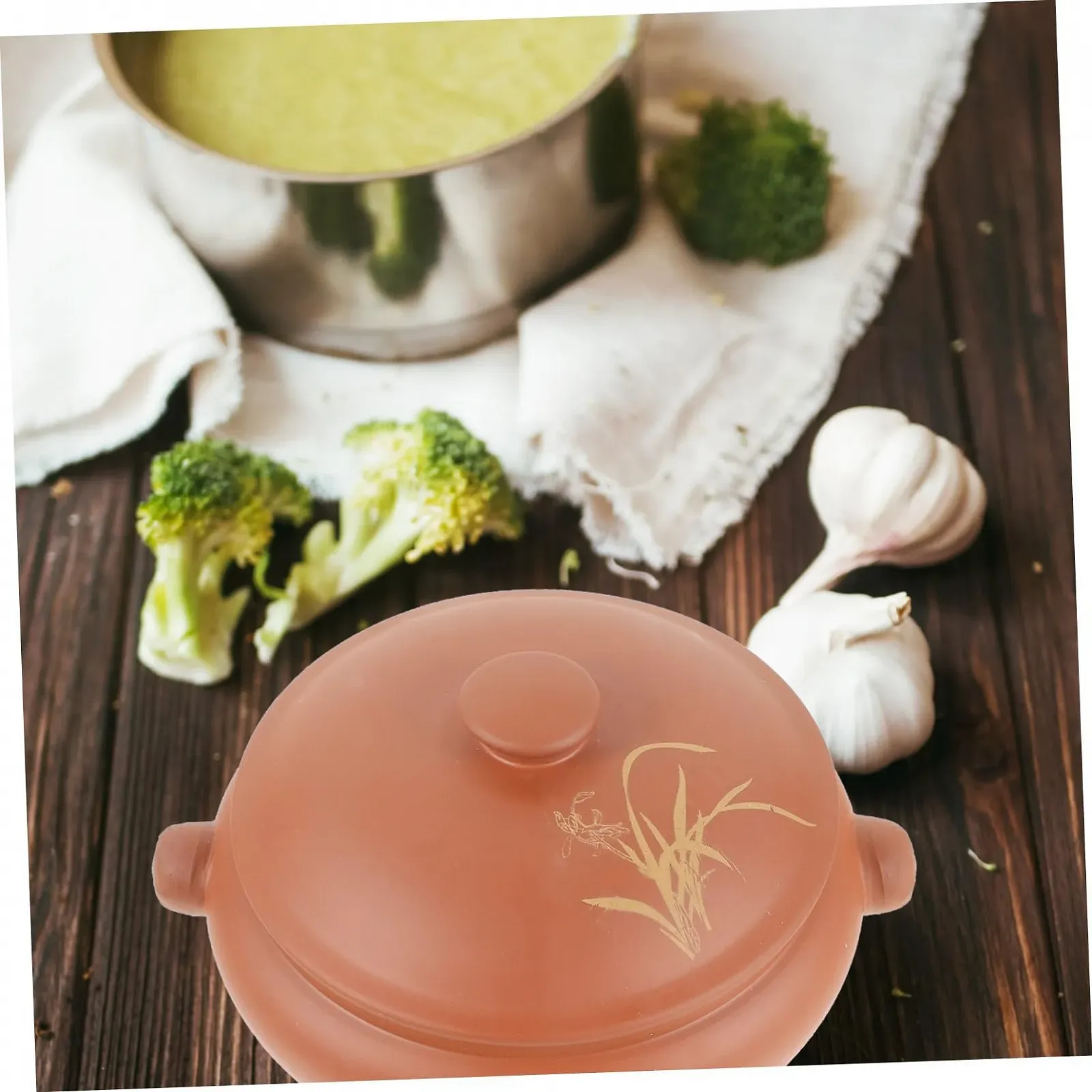 Пароварка керамічна для м'яса овочів та супів термозберігаюча, фото №8