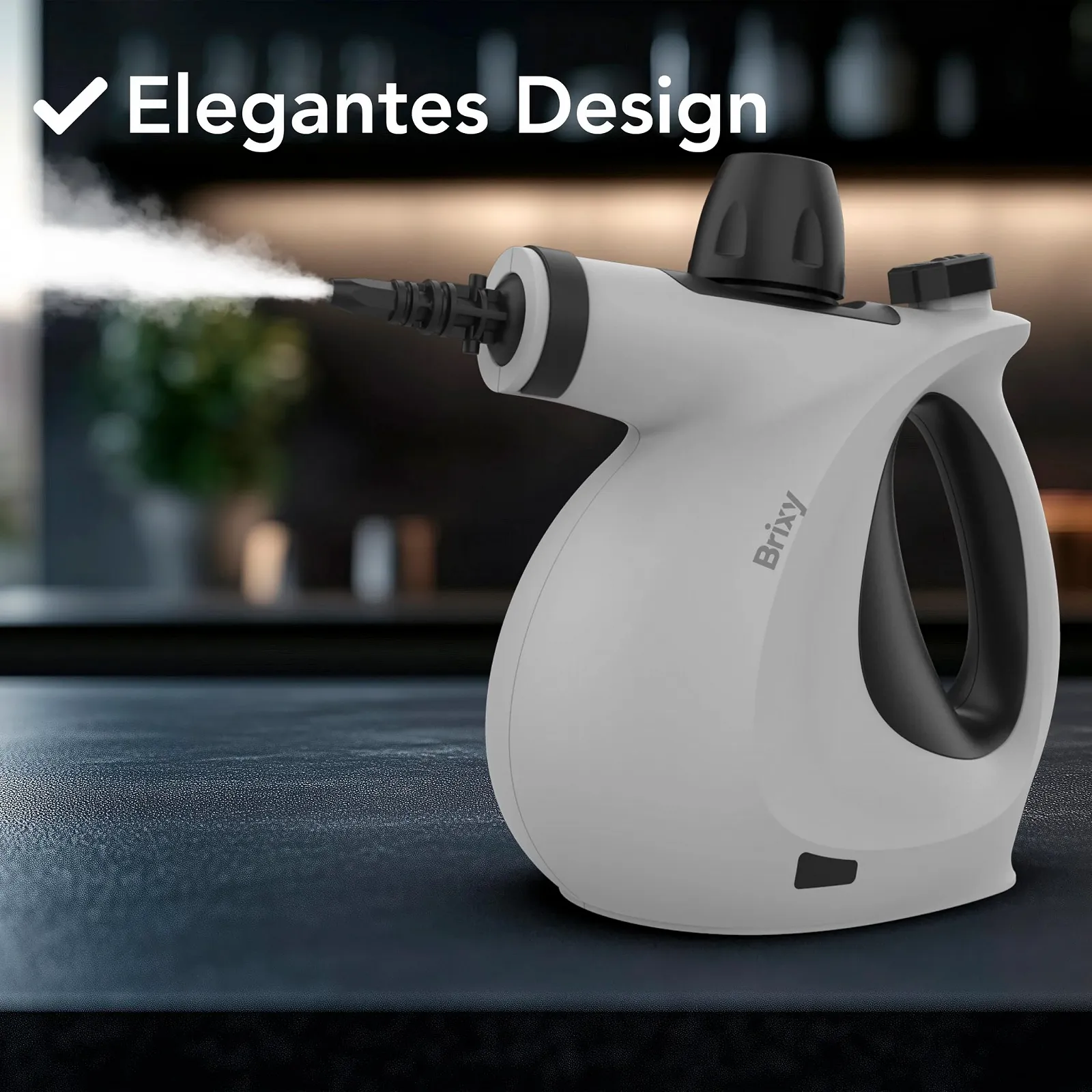 Пароочисник Brixy ручний 1050 Вт, фото №2 Пароочисник Brixy ручний 1050 Вт, фото №2