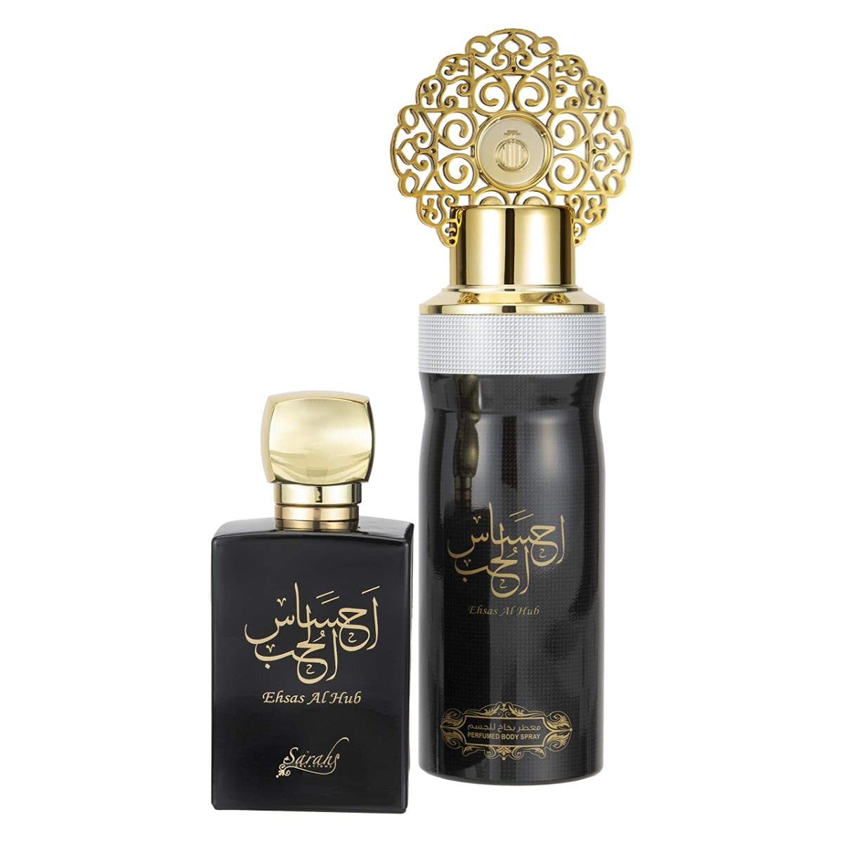 Eau de Parfum Ehsas Al Hub Мужской ОАЭ Подарочный Набор 100 мл Парфюм 200 мл Дезодорант-спрей, фото №2