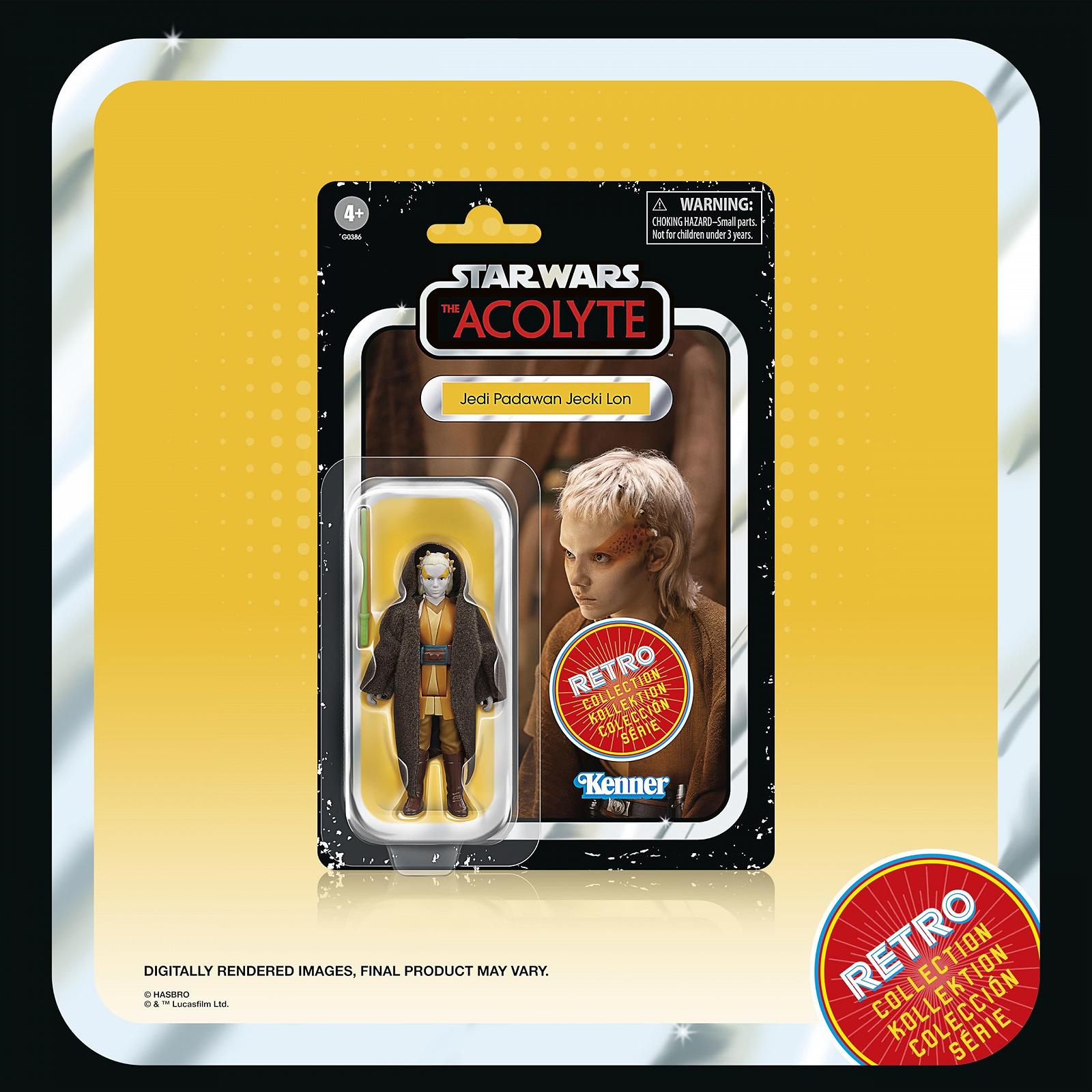Фігурки Star Wars Retro Collection The Acolyte Multipack, 6 шт, масштаб 9,5 см, фото №6