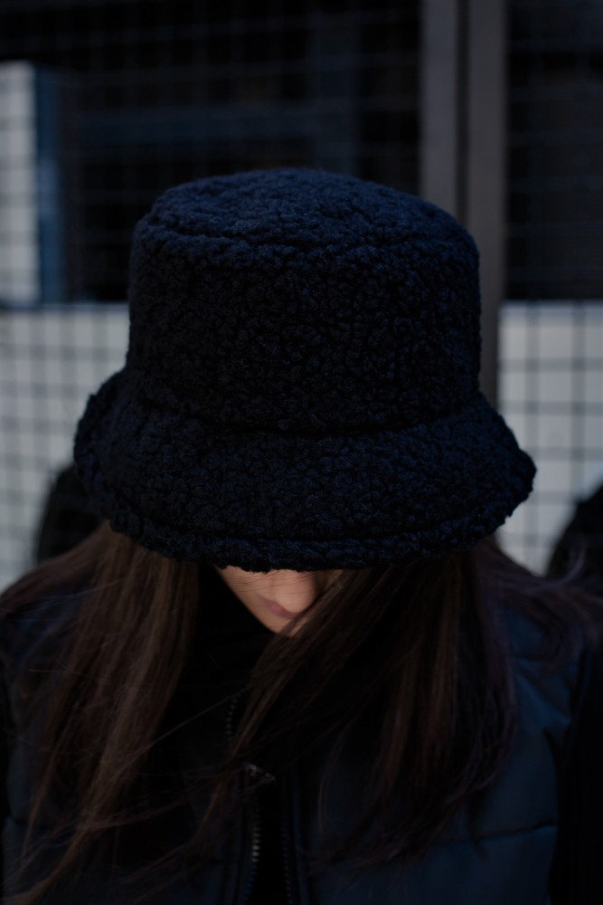 Утеплена Панамка Without Kalush Black, фото №4 Утеплена Панамка Without Kalush Black, фото №4
