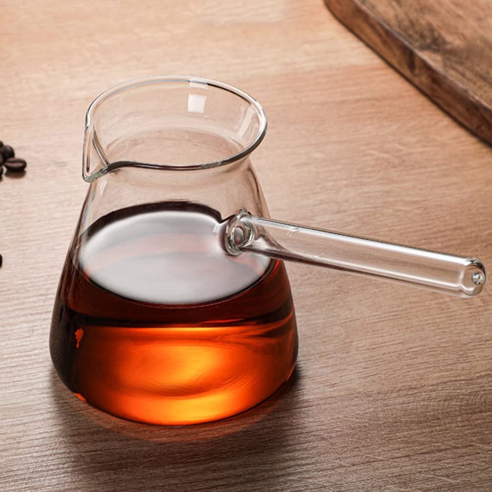 Турка Cabilock Індукційна 450 мл Скло Прозора з ручкою, глечик для кави, фото №1 Турка Cabilock Індукційна 450 мл Скло Прозора з ручкою, глечик для кави, фото №1