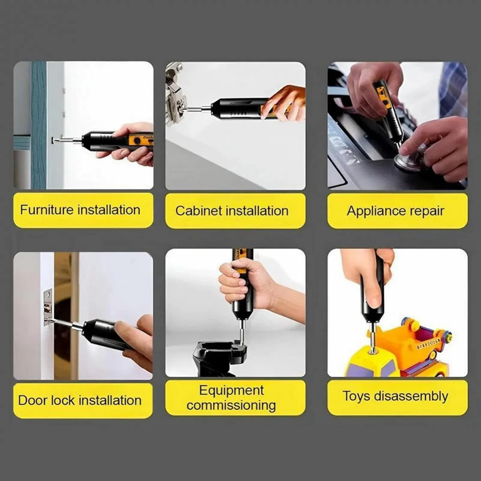 Набор электрических отверток Uhngw Mini, фото №5