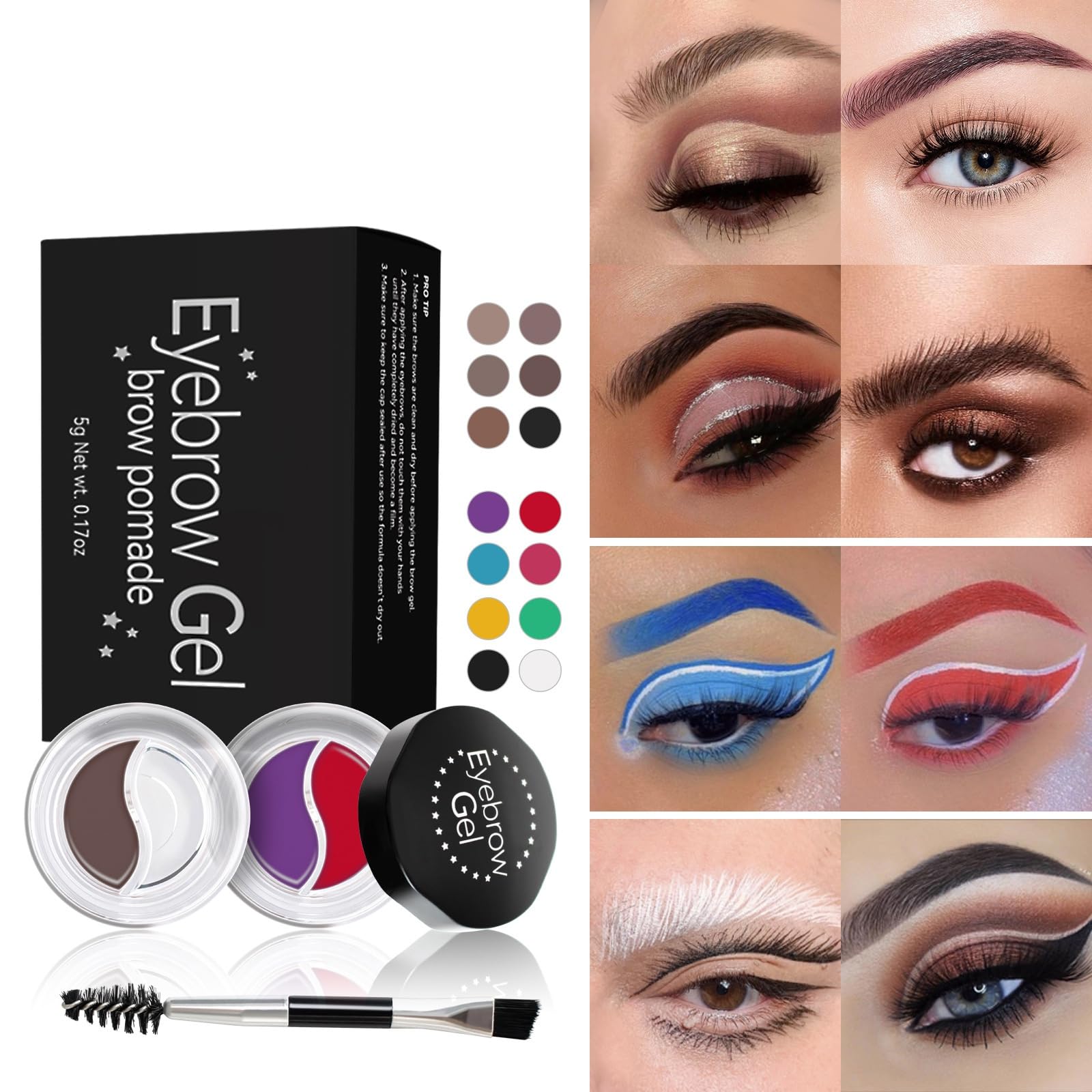 Eyebrow Powder Allbestaye, фото №7