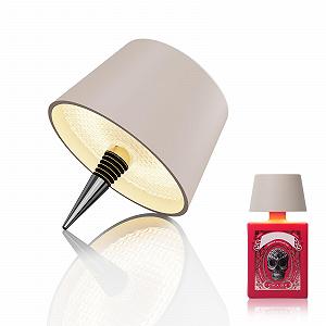 Насадка-лампа для пляшки MU LIN LED Акумуляторна Чорна IP54 3 колірні температури Сенсорне керування - Фото 1