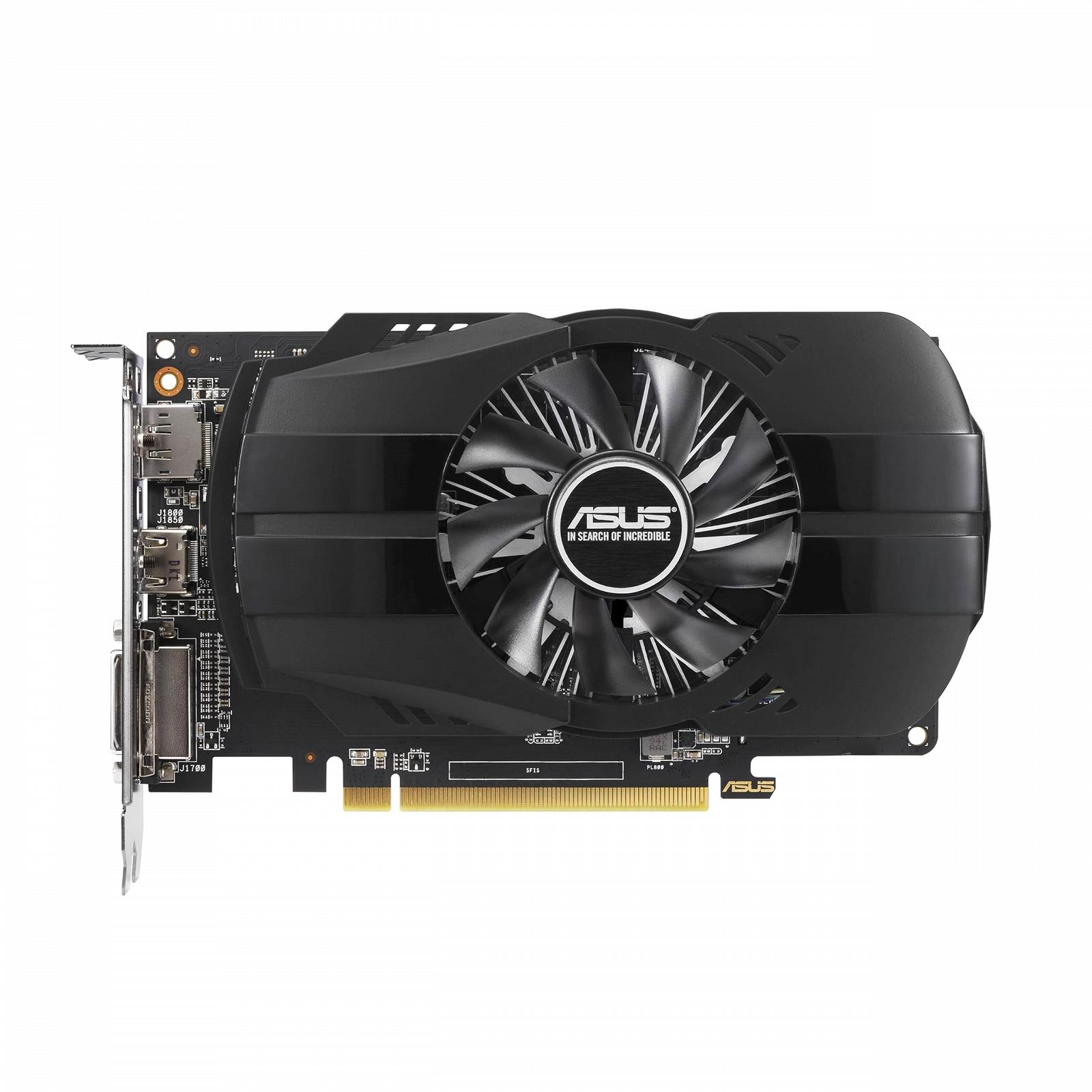 Відеокарта ASUS Phoenix Radeon RX 550 EVO 4GB GDDR5, PCIe 3.0, 1x DVI, 1x HDMI 2.0b, 1x DisplayPort 1.4, PH-RX550-4G-EVO, фото №2