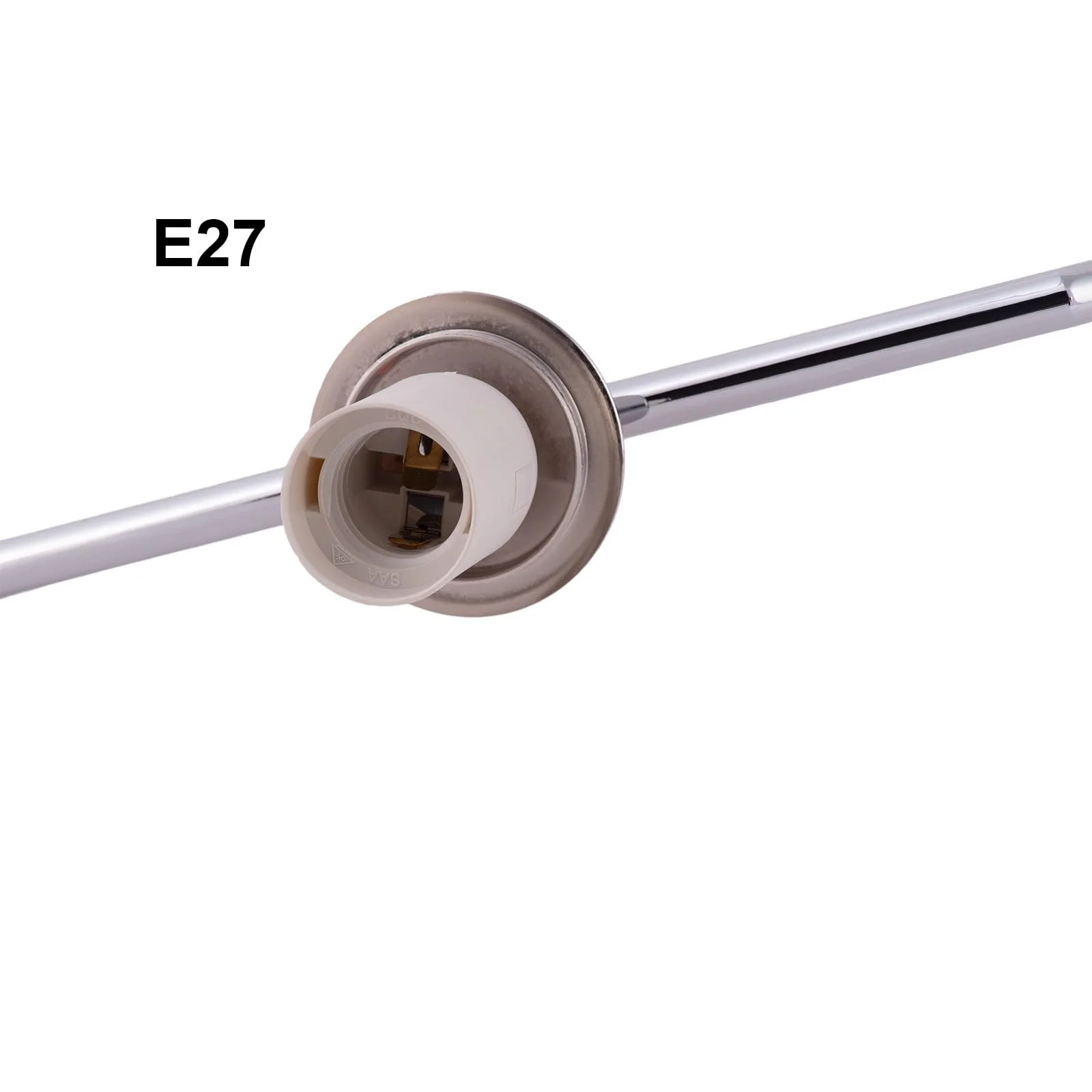 Настільна лампа Alpinaluz E27 скляна куля 18 см Хром, фото №5