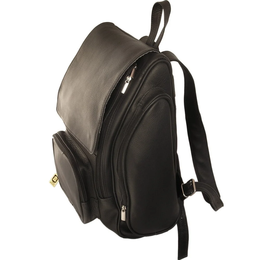 Рюкзак для ноутбука Large Leather 15.6 дюйма XL 1500 г Black Brown 709, фото №5 Рюкзак для ноутбука Large Leather 15.6 дюйма XL 1500 г Black Brown 709, фото №5