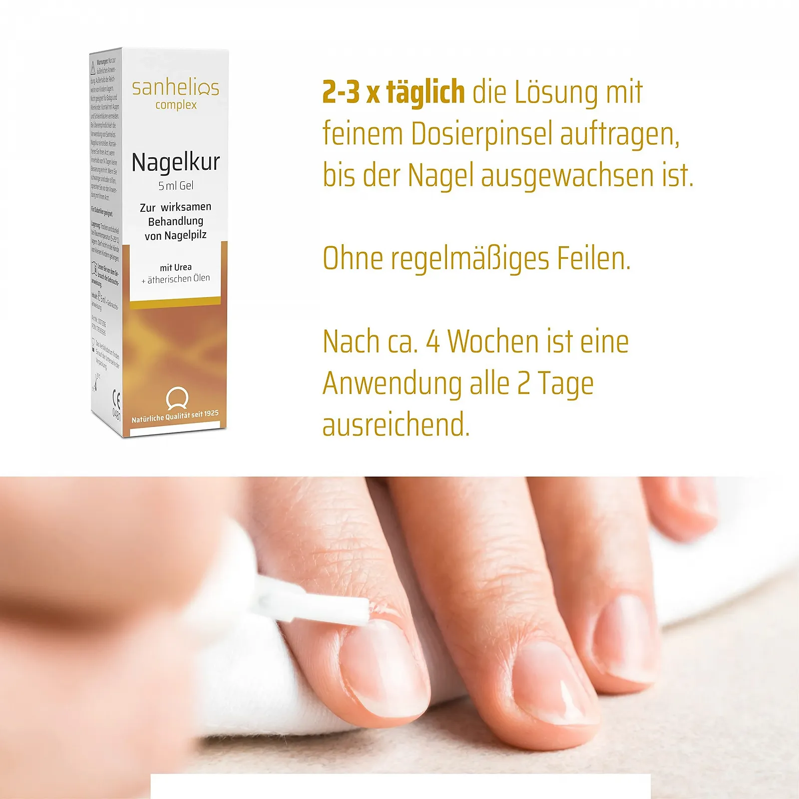 Засіб Sanhelios для лікування нігтів 5 мл, фото №5