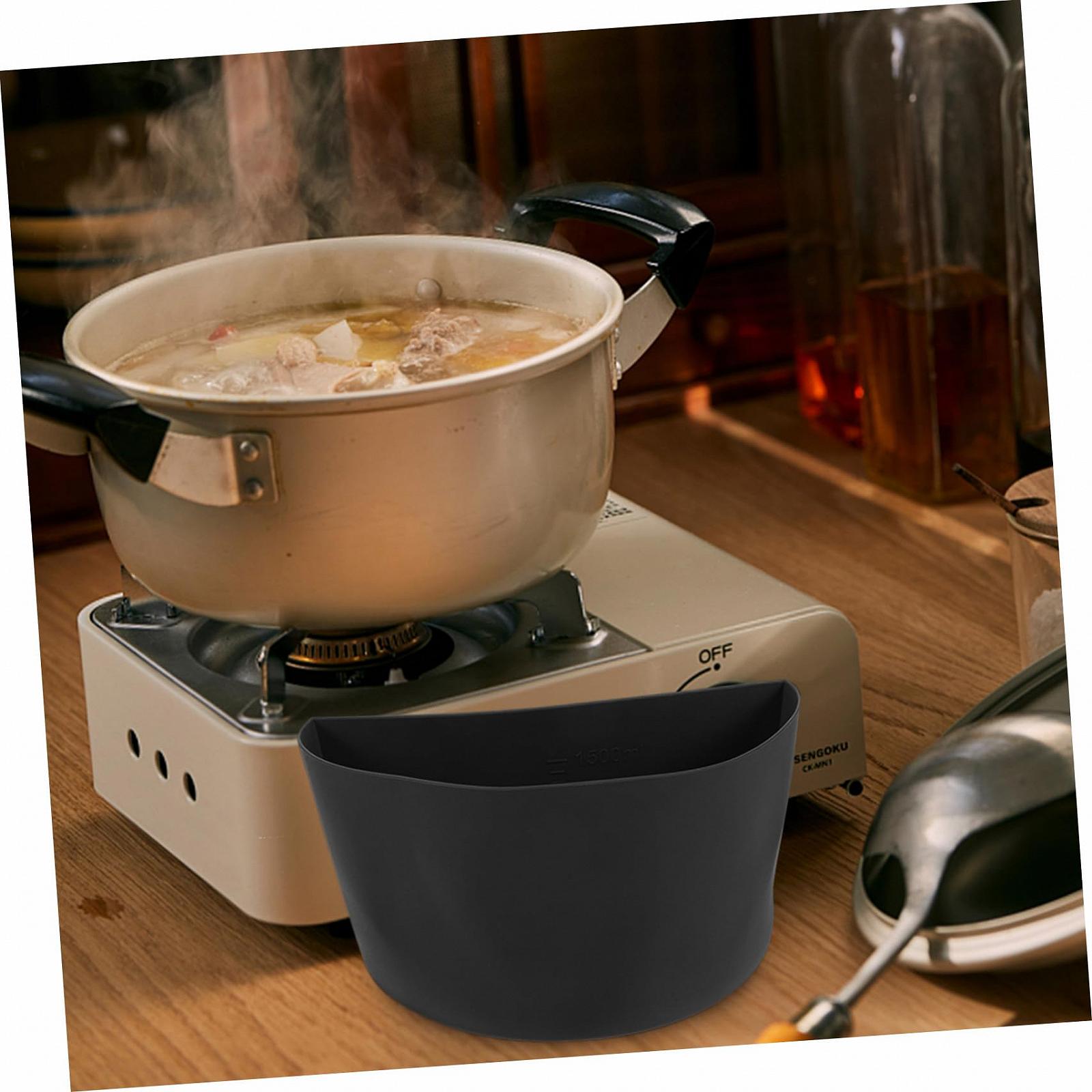 SHOWERORO 1 комплект Slow Cooker силиконовый вкладыш для овального круглого горщика черный, фото №2