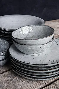 Миска для пластівців House Doctor Stoneware 14 cm 4.5 cm Сірий synthetic.ua - Фото 1