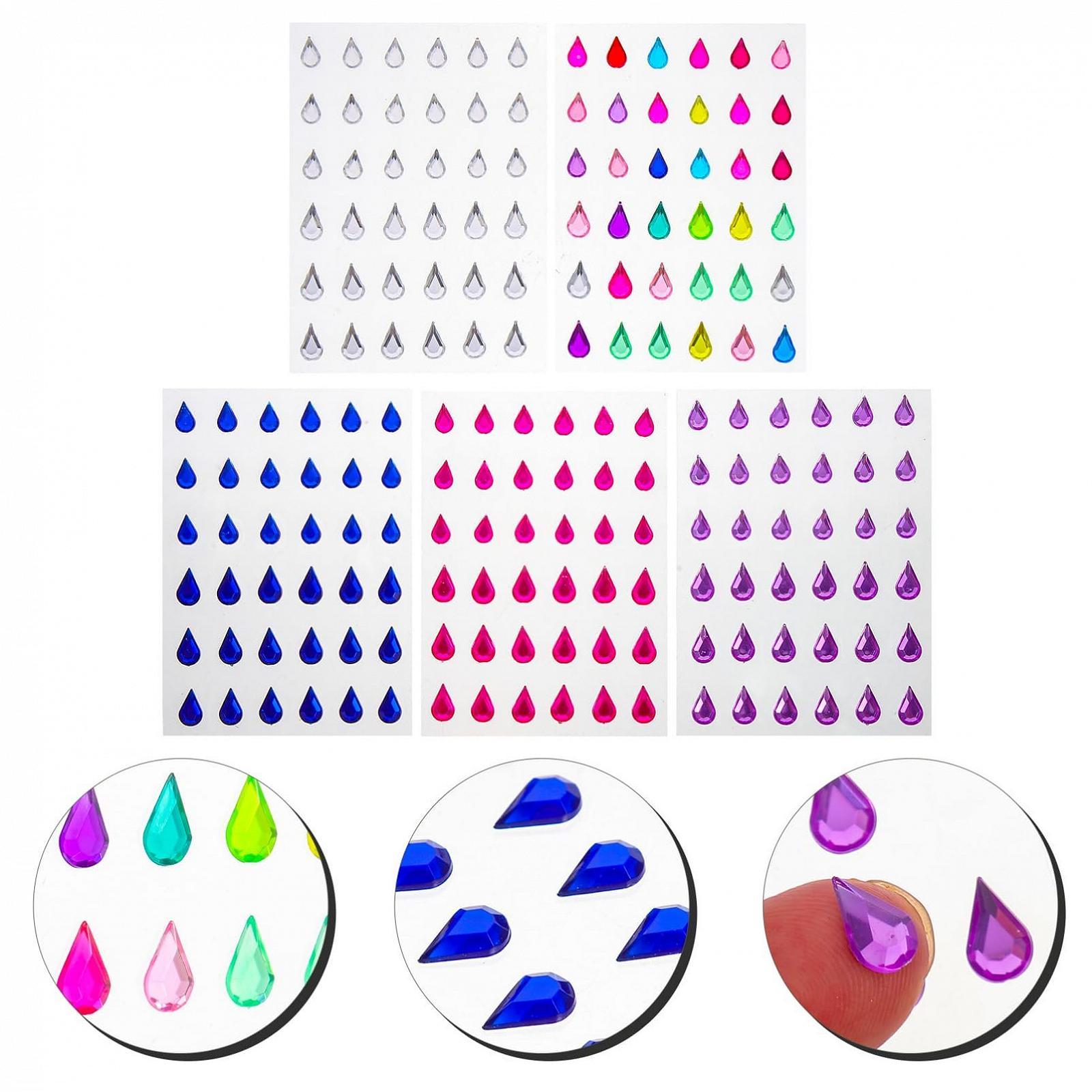 Стразы FOMIYES 10 листов Самоклеющиеся, фото №9