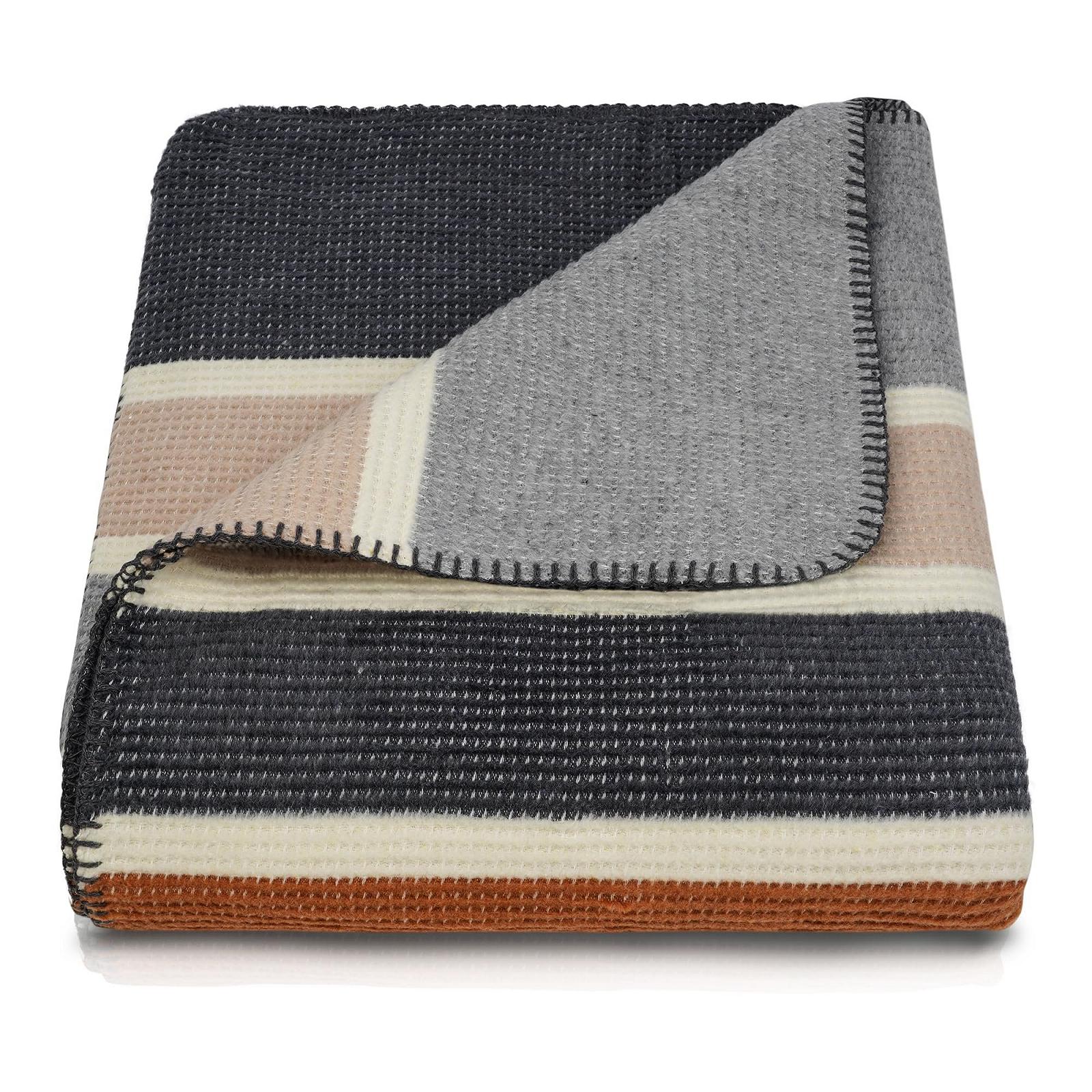 Плед BOHORIA М'який однотонний плед 150 x 200 см Коричневий, фото №1