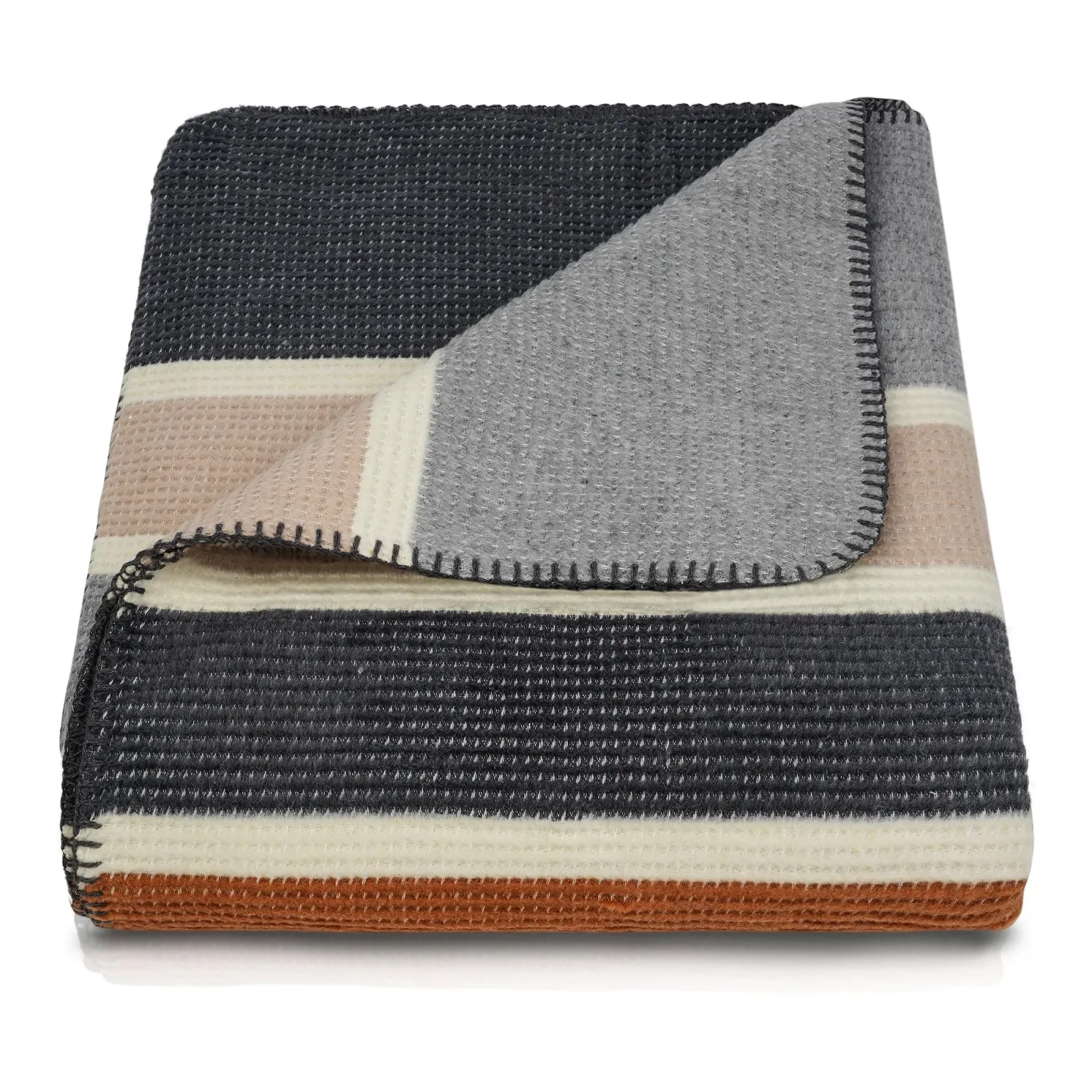 Плед BOHORIA М'який однотонний плед 150 x 200 см Коричневий, фото №1