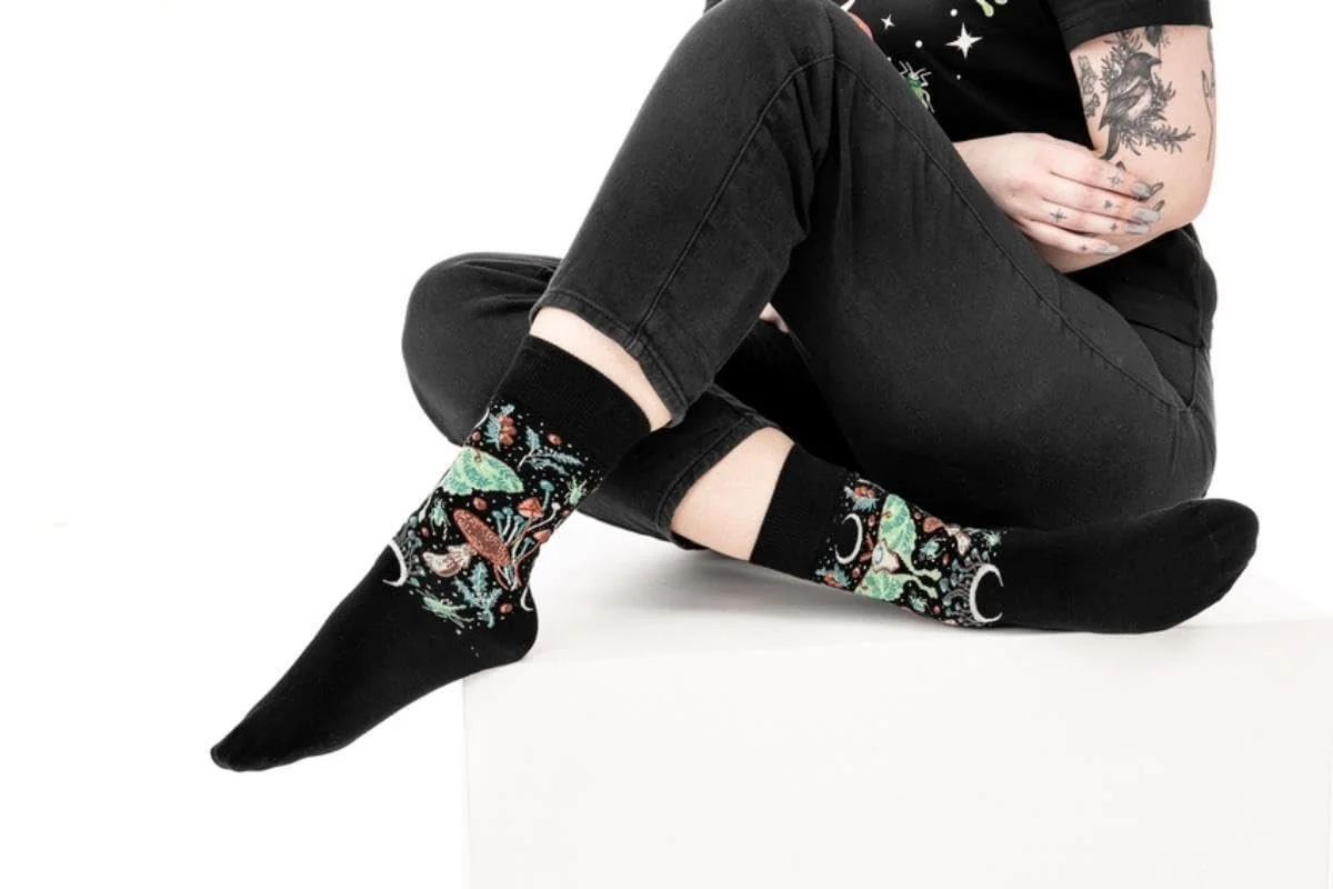 Шкарпетки Restyle Autumnal Equinox Jacquard - Готичний візерунок, фото №3