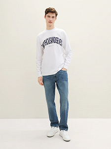 Джинси Loose Straight Fit Jeans 1040203-10119 Tom Tailor Синій  M synthetic.ua - Фото 1