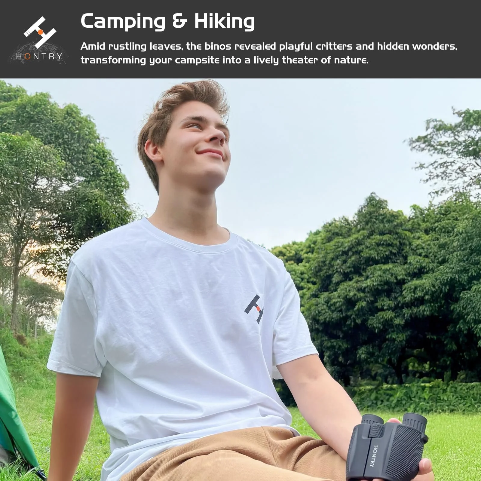 Бінокль Hontry 10 x 25 компактний, фото №6