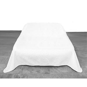 Покривало COFI Однотонне 1453 240 x 220 см, білий synthetic.ua - Фото 1