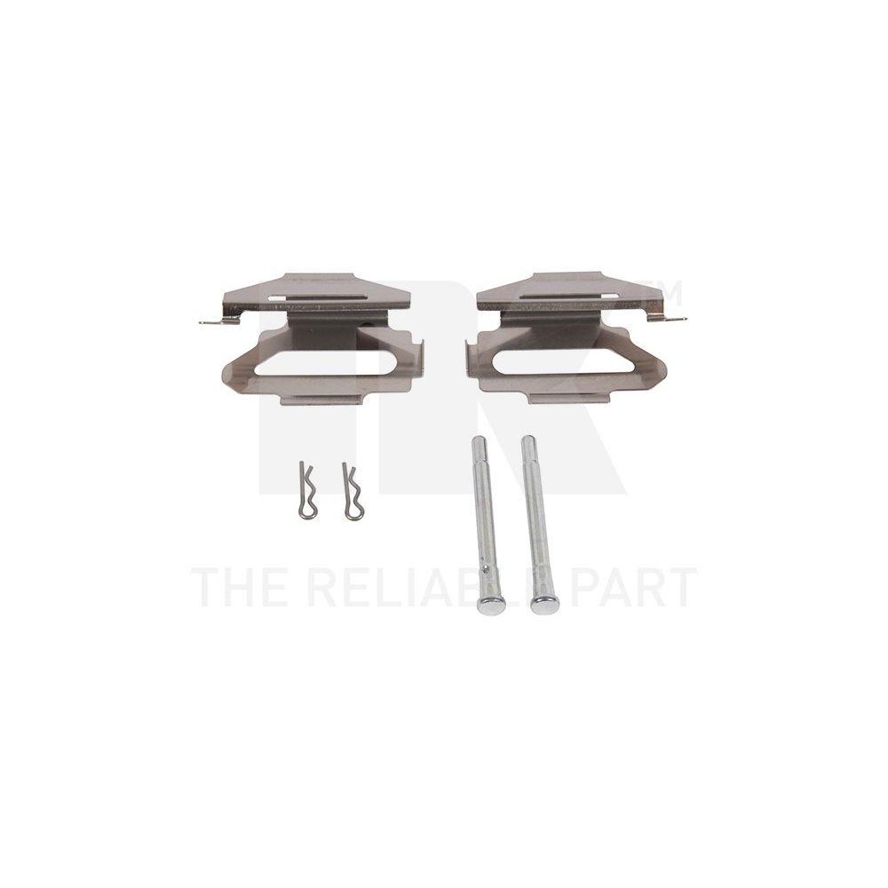 Комплект комплектующих, тормозные колодки дисковые NK 7925168 задний мост, фото №1