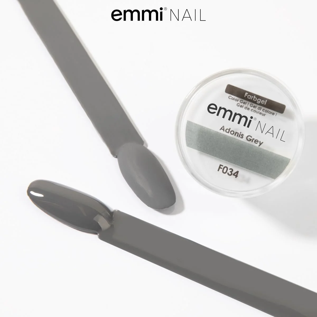 Гель-лак Emmi Nail Colour Gel, UV/LED, Adonis Grey, 5 мл, фото №4