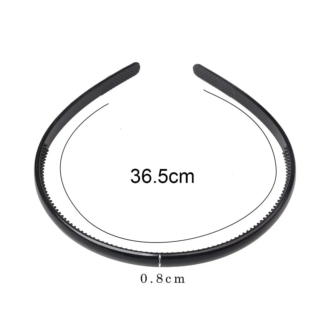 Обруч для Волосся Пластик 8 мм, 8 штук, фото №4