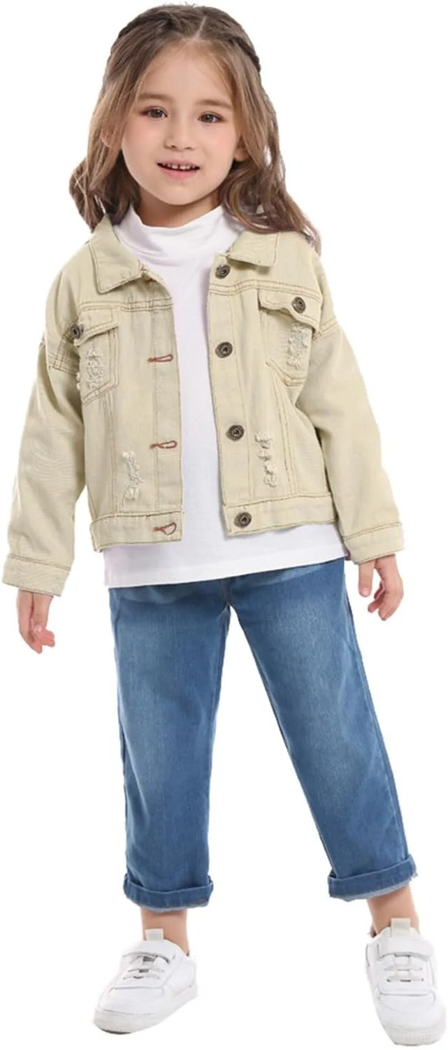 Вітрозахисна джинсова сорочка для малюків, фото №3