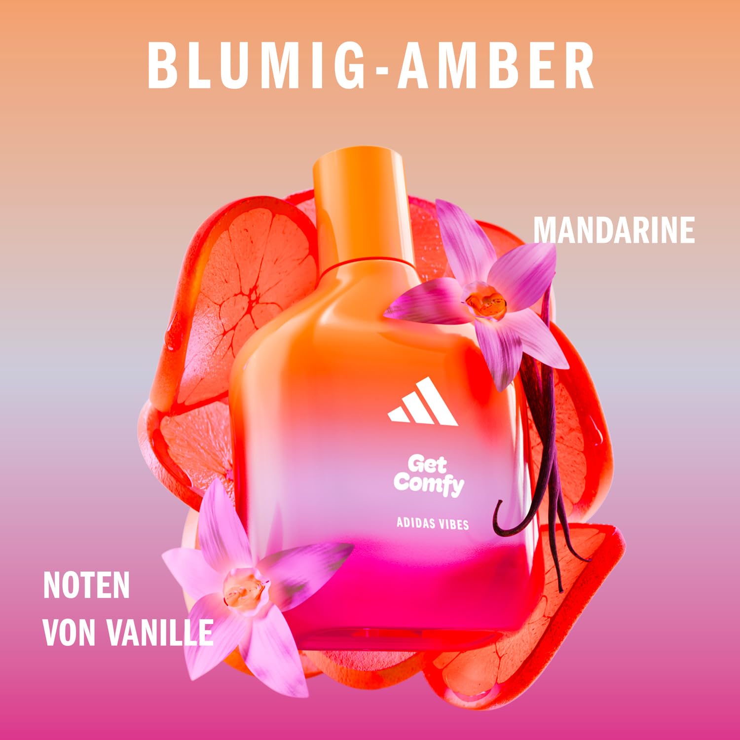 Парфумована вода adidas Vibes Get Comfy Унісекс Аромат з зігріваючими нотами 100 мл, фото №3 Парфумована вода adidas Vibes Get Comfy Унісекс Аромат з зігріваючими нотами 100 мл, фото №3