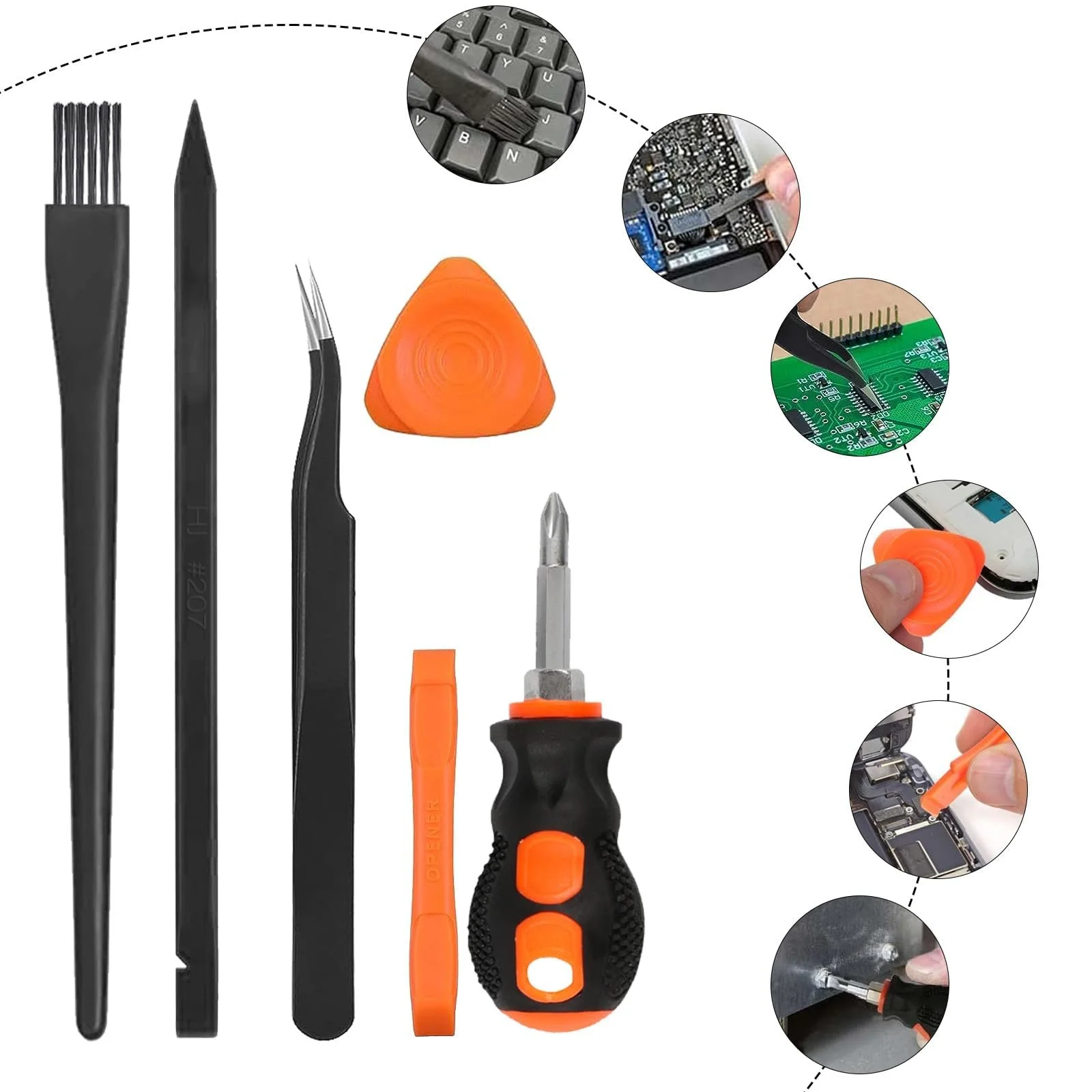 Отвёртка TECKMAN TR9 Torx с PH00, PH0, PH1, Набор отвёрток Phillips для Sony Playstation 4.5, фото №5