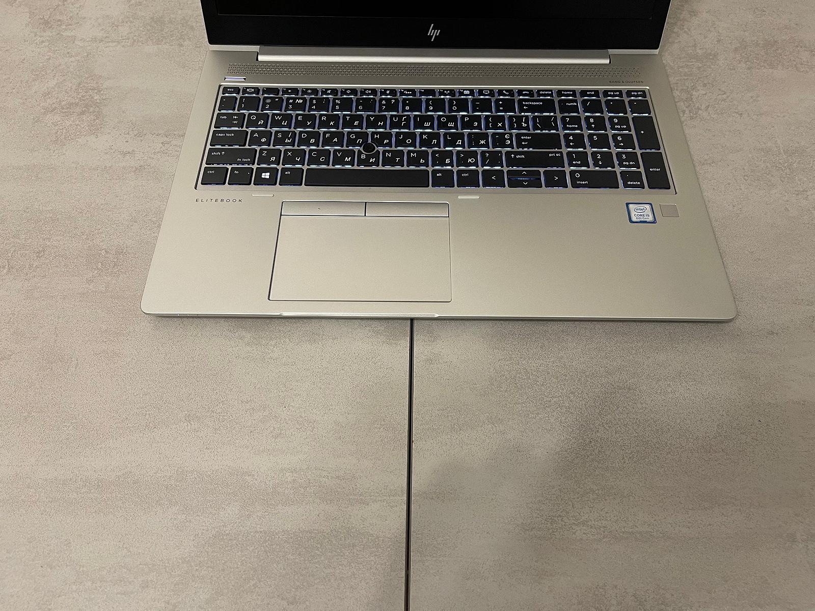 Ноутбук HP EliteBook 850 G6, 15,6 FHD IPS сенсорний, i5-8265U, 16GB, 500GB SSD, фото №4