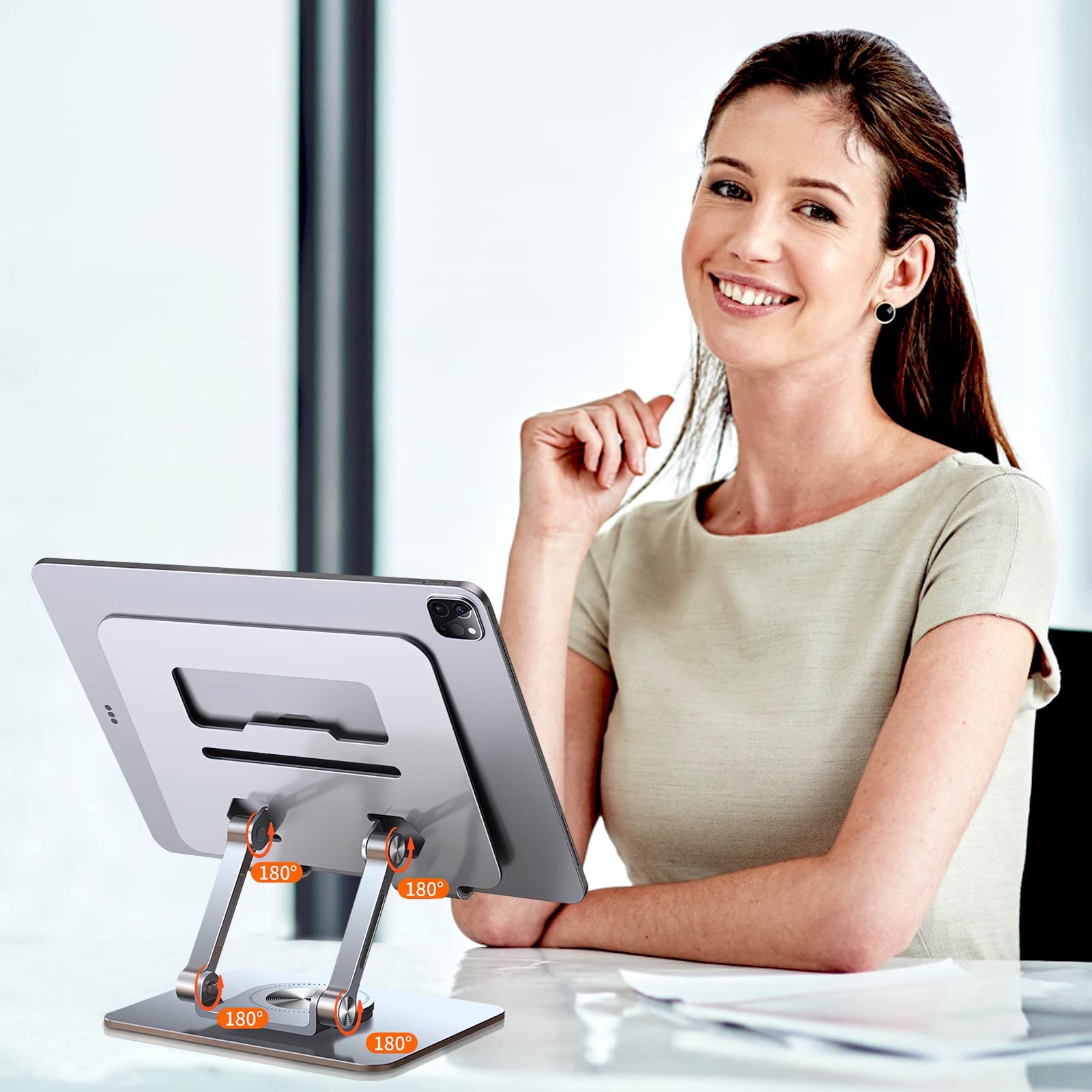 Подставка вращающаяся из алюминиевого сплава для планшетов, 360

Вращающаяся подставка для ноутбука, регулируемая по высоте, складная подставка для ноутбука с вентиляционными отверстиями для ноутбуков до 17 дюймов, фото №7