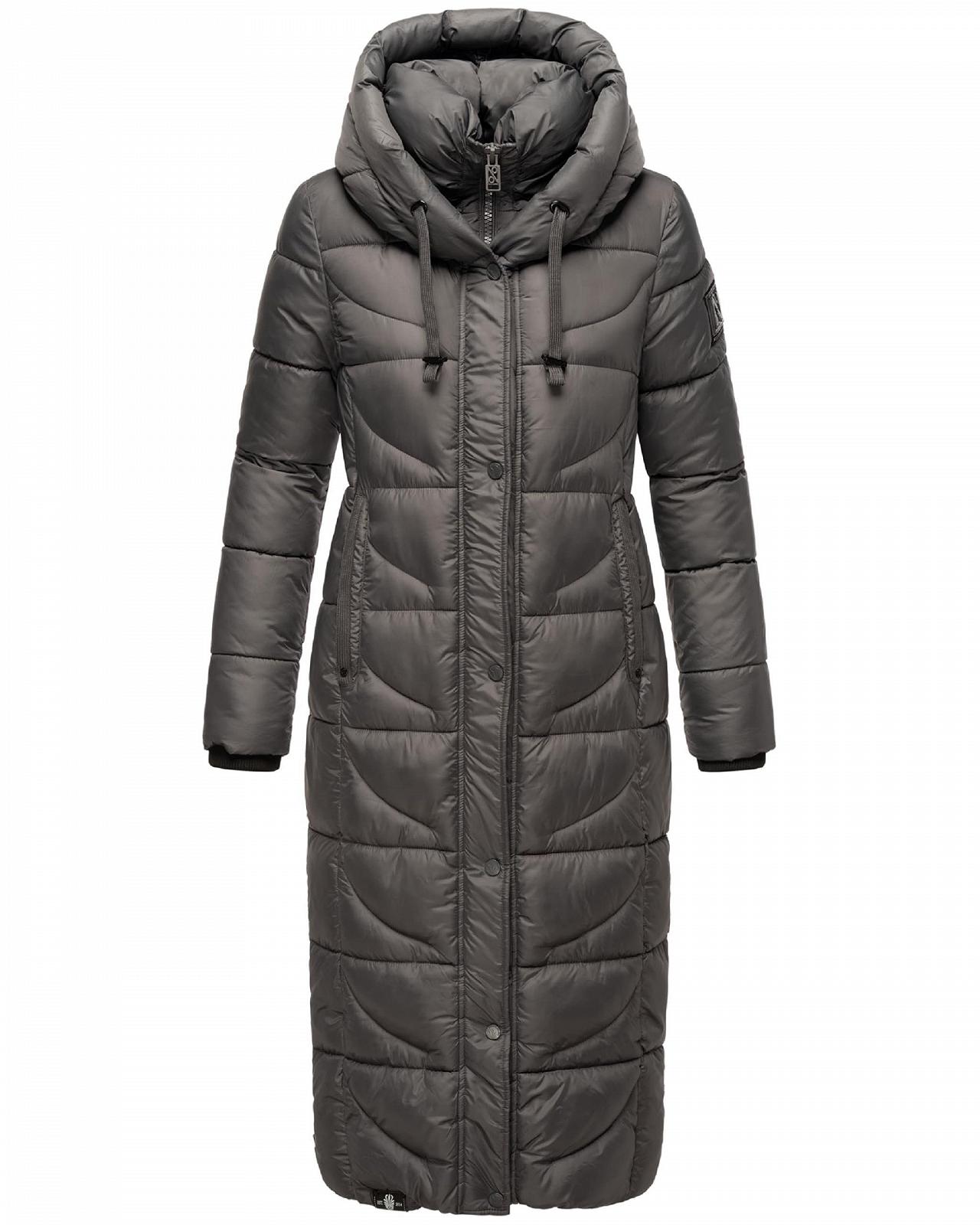 Женское зимнее пальто Navahoo Теплое стеганое пальто Очень длинное с капюшоном, фото №1