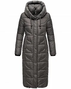 Женское зимнее пальто Navahoo Теплое стеганое пальто Очень длинное с капюшоном - Фото 1