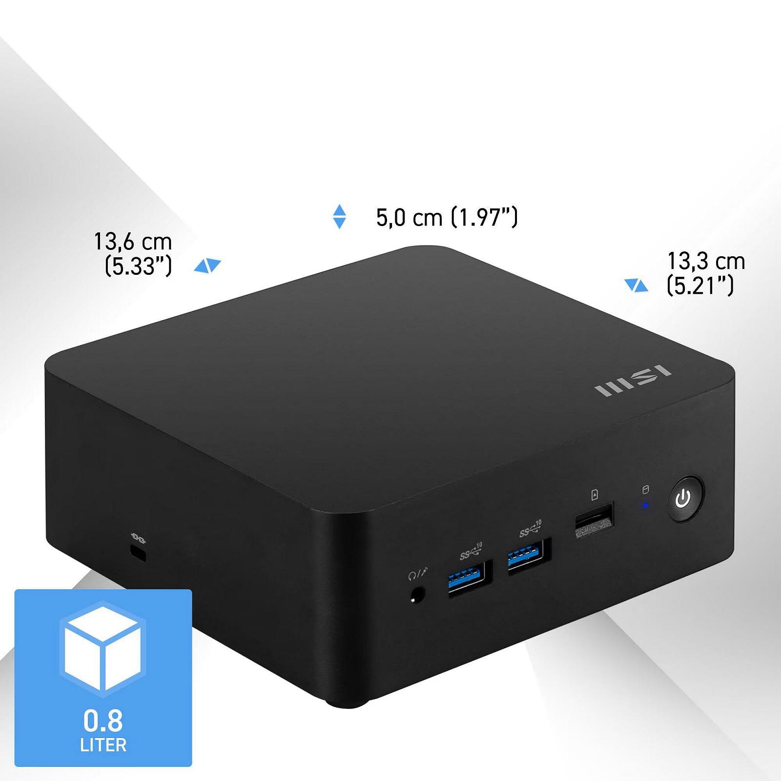 Міні ПК MSI Cubi NUC 1MG-019DE Intel Core 7 150U, Intel UHD Graphics, 16GB DDR5 RAM, 512GB M.2 SSD, WIFI6E, BT 5.3, фото №7
