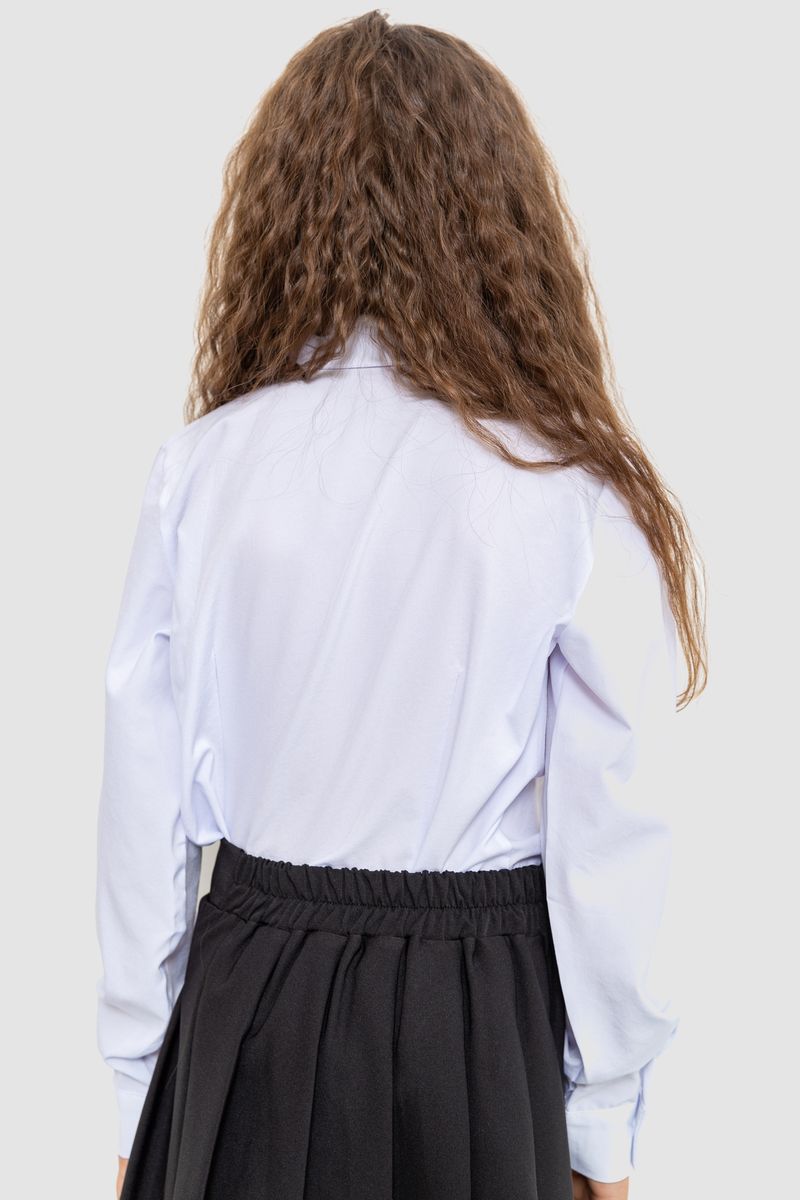 Блуза для дівчаток нарядова колір білий 172R201-2, фото №5