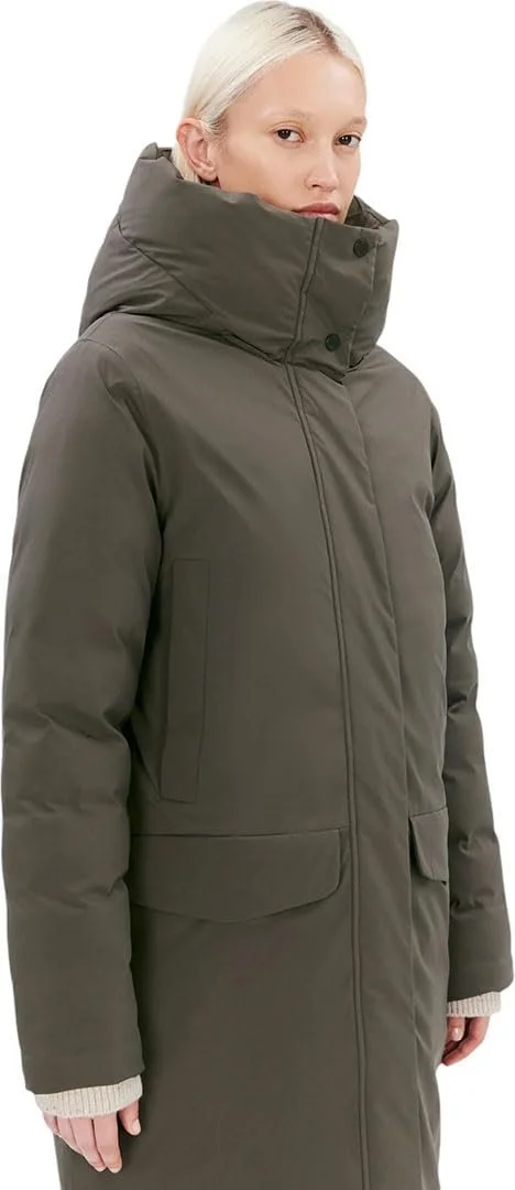 Пальто ELVINE ASHA 2025 Оливковий Сутінок, фото №3 Пальто ELVINE ASHA 2025 Оливковий Сутінок, фото №3