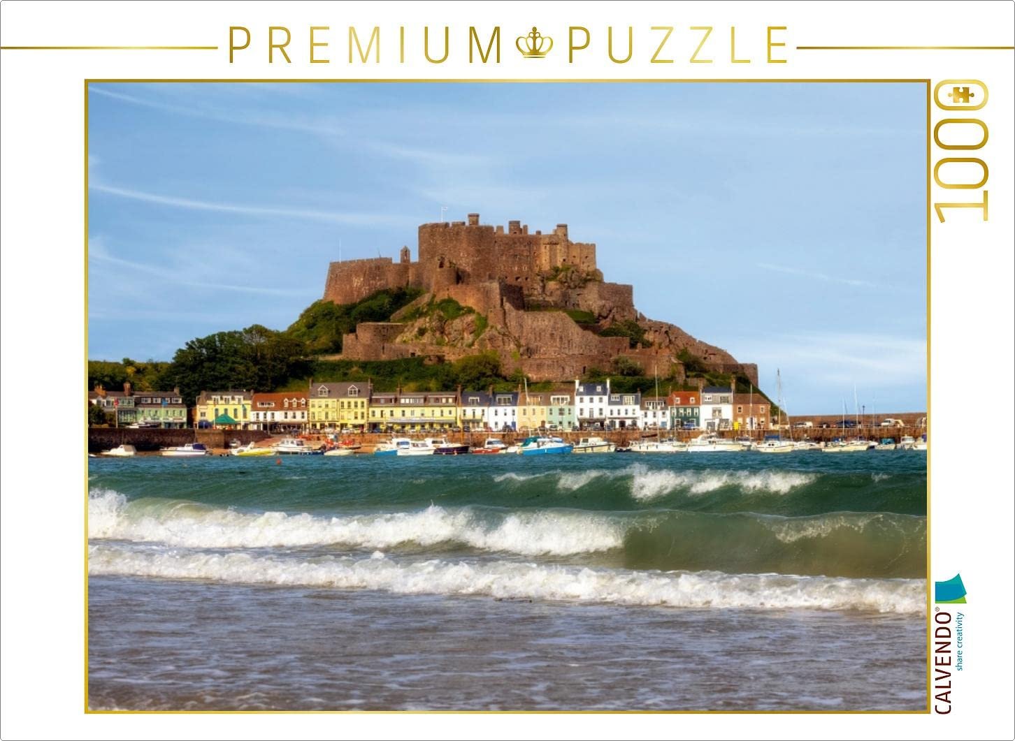 Пазл Mont Orgueil Castle Jersey 45 x 30 см, фото №1