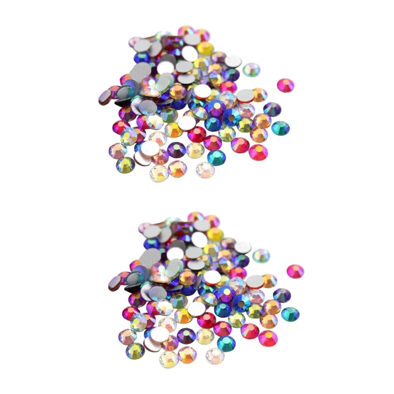 Стрази для нігтів FRCOLOR 8000 шт, різнокольорові, для манікюру, плоскі, фото №9