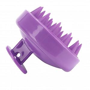 Силиконовая расческа массажер для мытья волос LVR 008 Purple 16601 - Фото 1