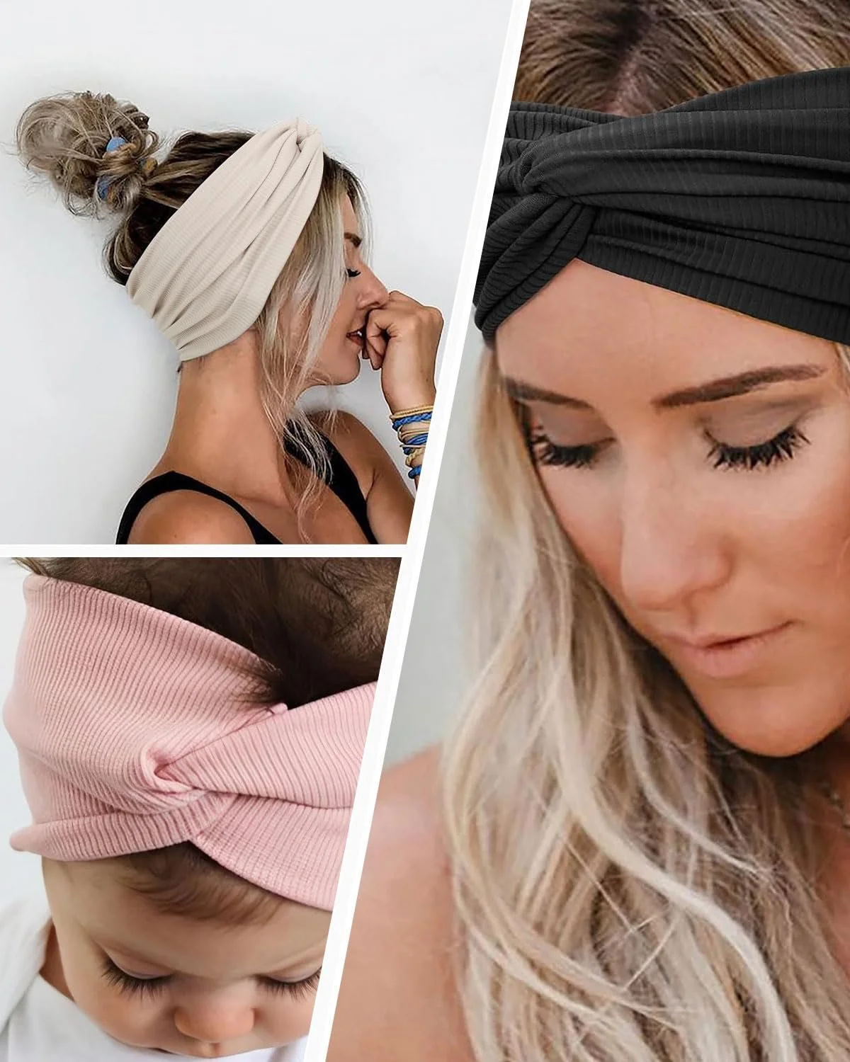 Жіночі пов'язки на голову, еластичні, фото №5