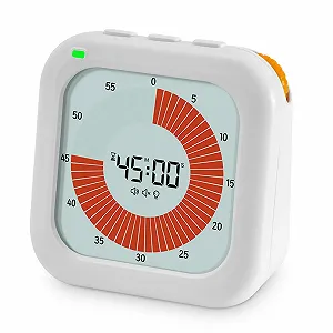 Купить Таймер визуальный цифровой для детей 60 минут Pomodoro с подсветкой - Фото 1 Таймер визуальный цифровой для детей 60 минут Pomodoro с подсветкой - Фото 1