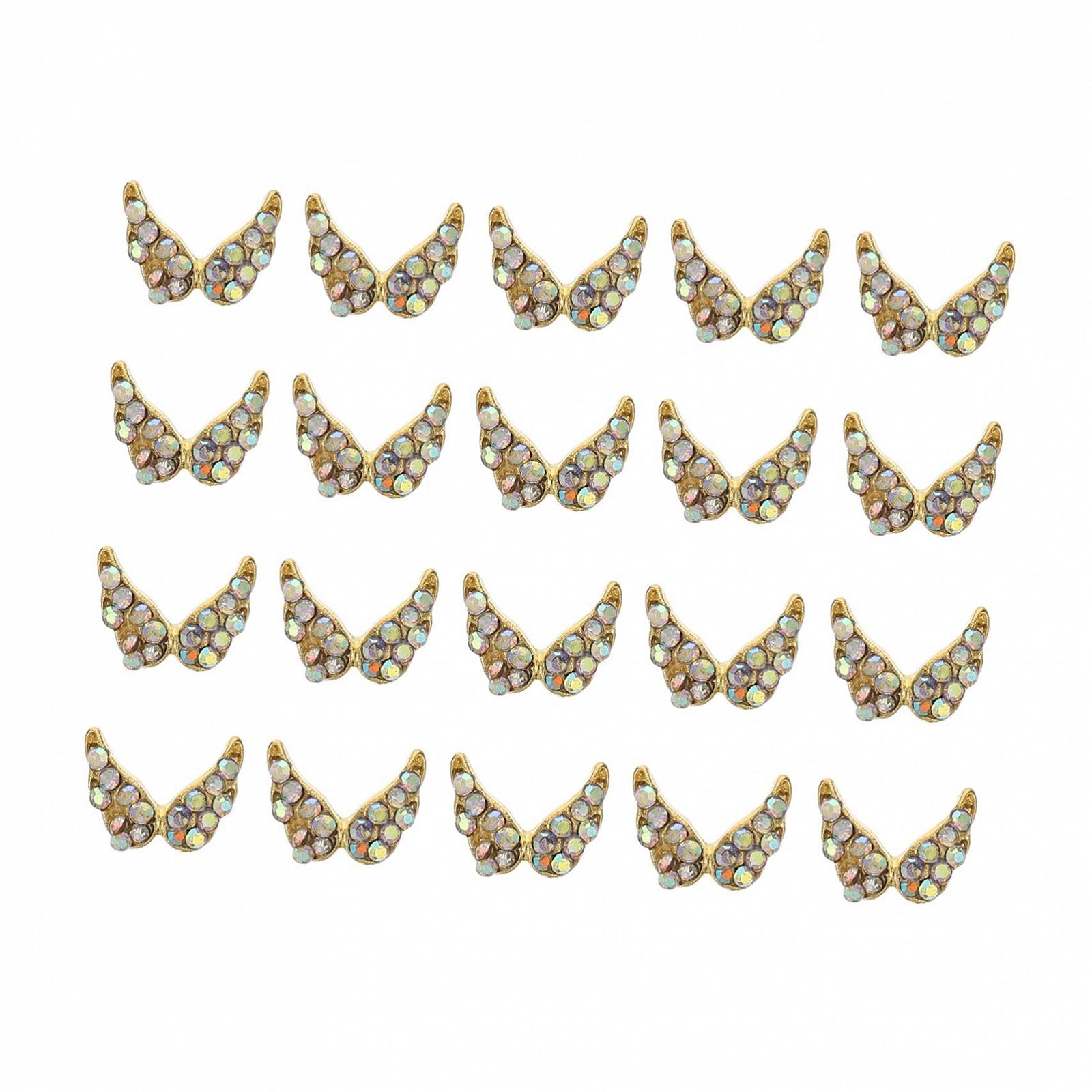 Стрази для нігтів Крила, фото №1